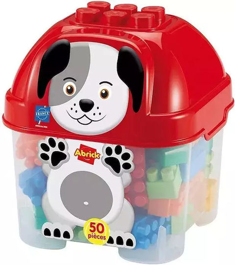 Ecoiffier Blocuri Abrick Puppy 50buc