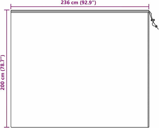vidaXL 42021082 Αντιπαγετική Κουκούλα 2.36x2m Πράσινο