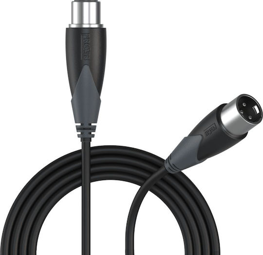 Procab CLA901/3 XLR male to XLR female 3m Cable (CLA901/3)