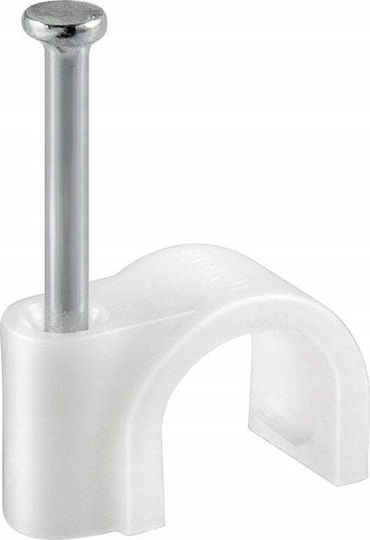 Goobay Kabelclip 14 mm Weiß 17084