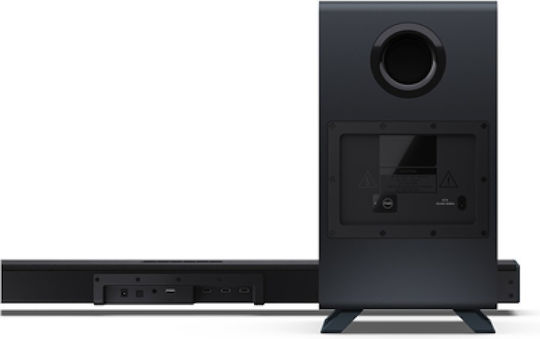Sharp HT-SBW53121 Soundbar 3.1.2 Bluetooth και HDMI 182W με Ασύρματο Subwoofer Μαύρο