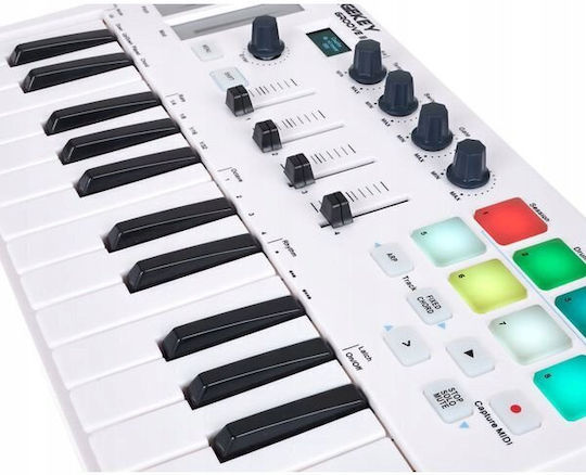 Miditech Midi клавиатура Garagekey Groove II с 25 Клавиши Бял
