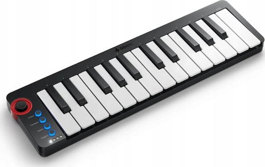 Donner Midi-Tastatur mit 25 Tasten Schwarz