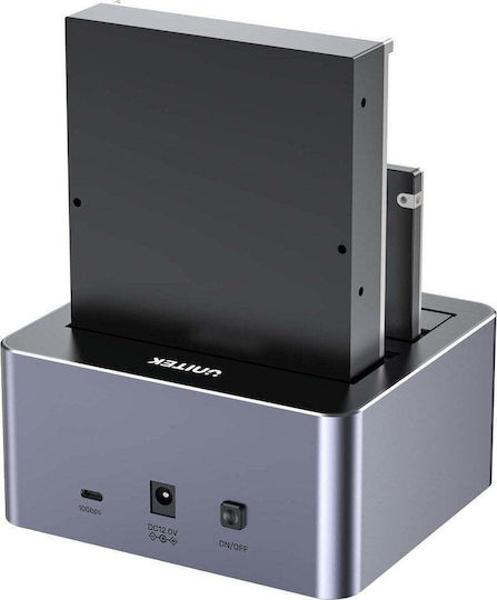 Unitek Dockingstation für 2 Festplatten SATA 3.5" mit USB-C Verbindung