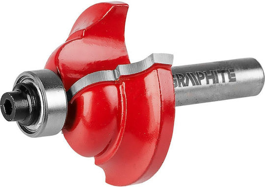 Shaped Router Bit Bearing Decorative Tct 31.7 X 12.7 Mm 6 Mm Shank