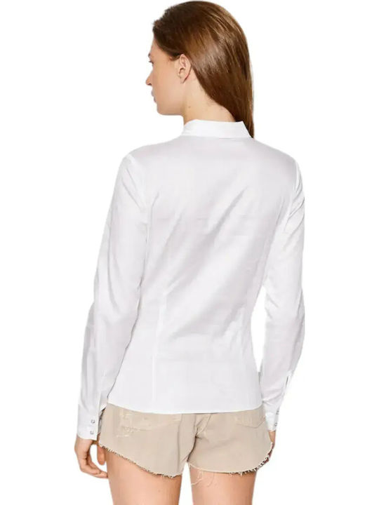 Women's Long Sleeve Shirt White