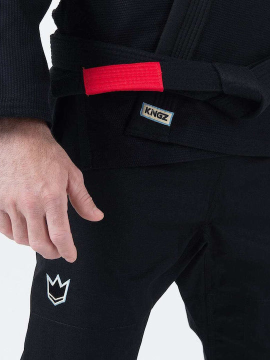 Kingz Nano 3.0 Uniform Brasilianisches Jiu Jitsu Schwarz
