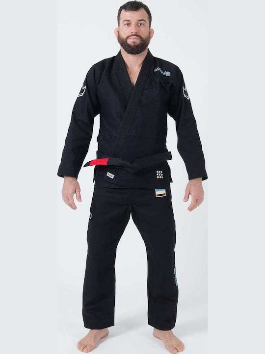 Kingz Nano 3.0 Uniform Brasilianisches Jiu Jitsu Schwarz