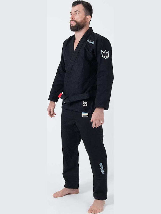 Kingz Nano 3.0 Uniform Brasilianisches Jiu Jitsu Schwarz