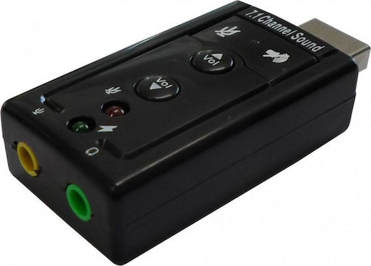 Savio AK-01 Εξωτερική USB Κάρτα Ήχου 2.0