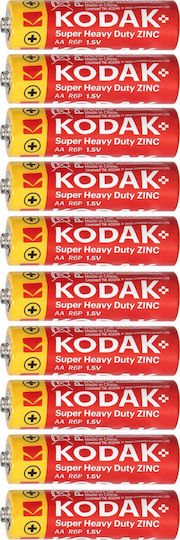 Kodak Super Heavy Duty Цинкова батерия Цинк AA 1.5V 10бр