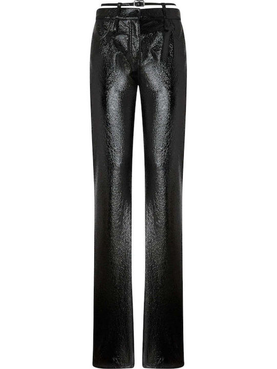 Vinyl Rocio Women's Fabric Trousers Black