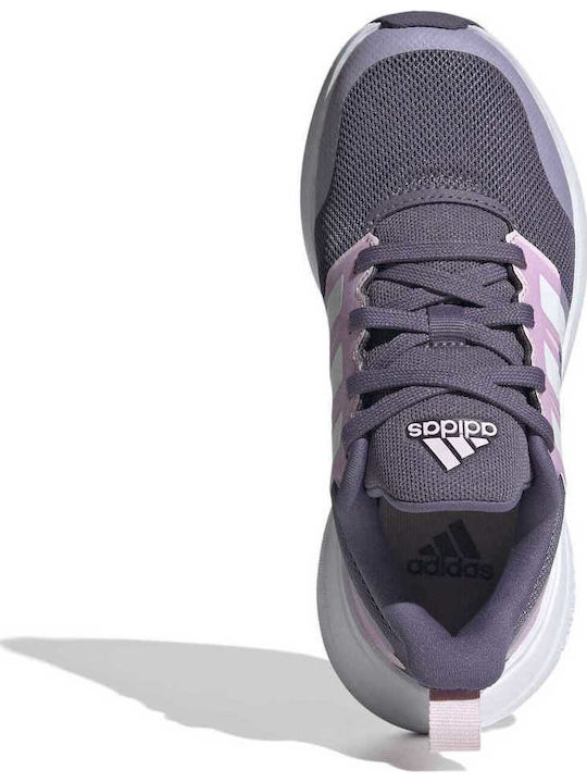 Fortarun 2.0 Cloudfoam Lace Kids Sports Shoes Running with Laces Purple
