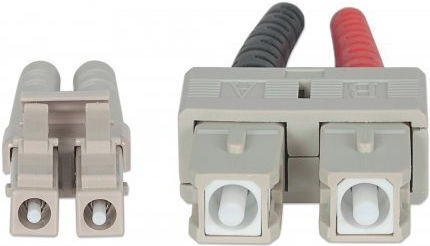 IC Intracom Optisches Faserkabel LC-SC 5m Türkis