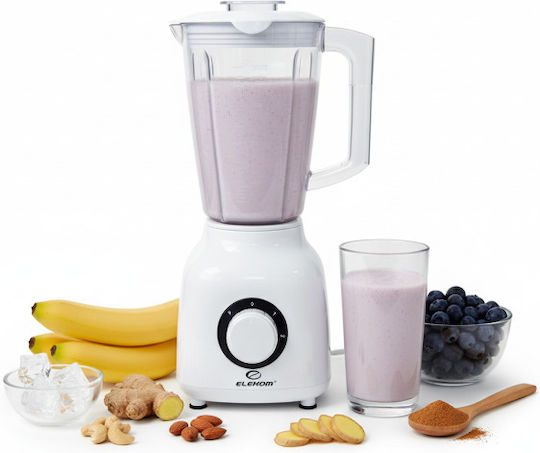 Elekom Blender with Plastic Jug 1.5 lt 600W Gray