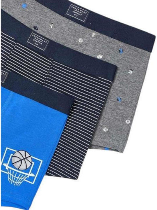 Mayoral Kids' Set with Boxers Blue 3pcs