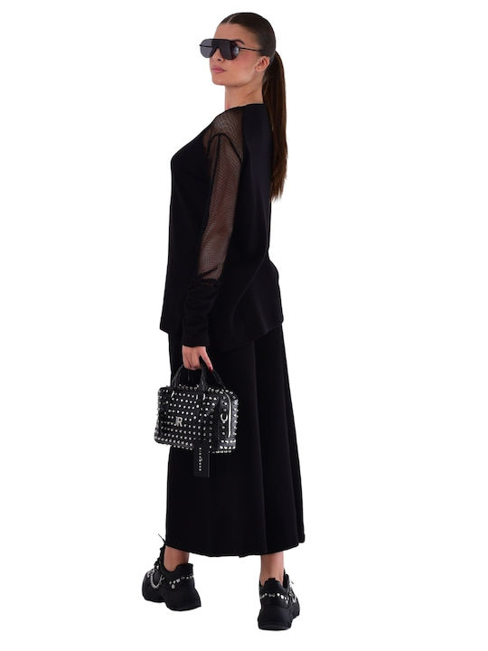 De damă Pantaloni culotte Black