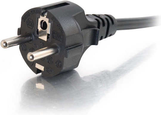 Cord Euro / IEC C7 - Euro / IEC C7 Kabel 0.1m Schwarz (G&BL-004000)