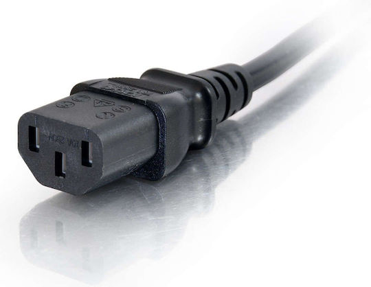 Cord Euro / IEC C7 - Euro / IEC C7 Kabel 0.1m Schwarz (G&BL-004000)