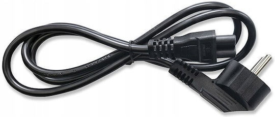 Qoltec Angled Power Cable Schuko IEC C5 Cloverleaf 3x1.0mm² 1.5m