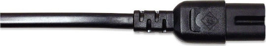 Manhattan IEC C7 - IEC C7 Кабел 0.5м Черен (354738)