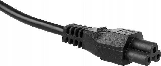 Maclean Cloverleaf Power Cable 3 Pin Eu Plug 1.5m Mctv-857