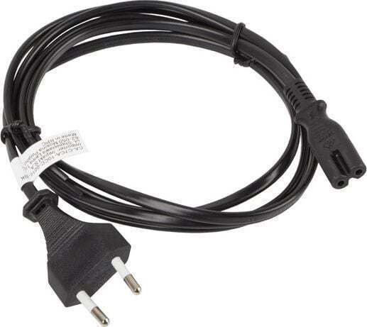 Lanberg Euro - IEC C7 Cable 3m Μαύρο