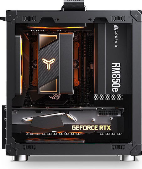 Jonsbo C6-ITX Мини кула Компютърна кутия Черен