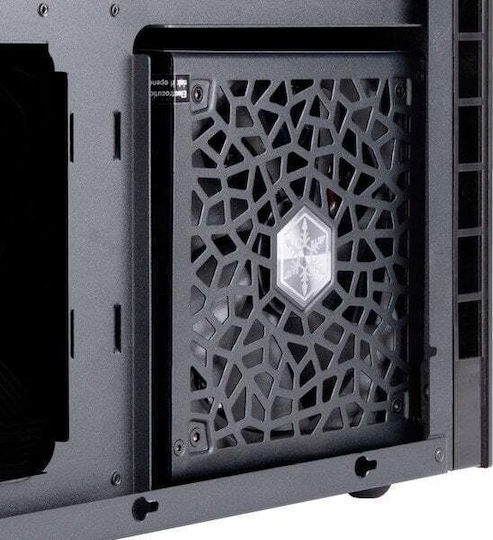 Silverstone SST-SG17B Mini Tower Κουτί Υπολογιστή Μαύρο