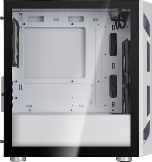 Silverstone FARA H1M PRO Gaming Mini Tower Κουτί Υπολογιστή με Πλαϊνό Παράθυρο Λευκό