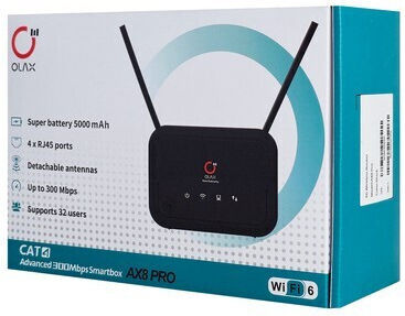 Olax AX8 Pro Ασύρματο 4G Router