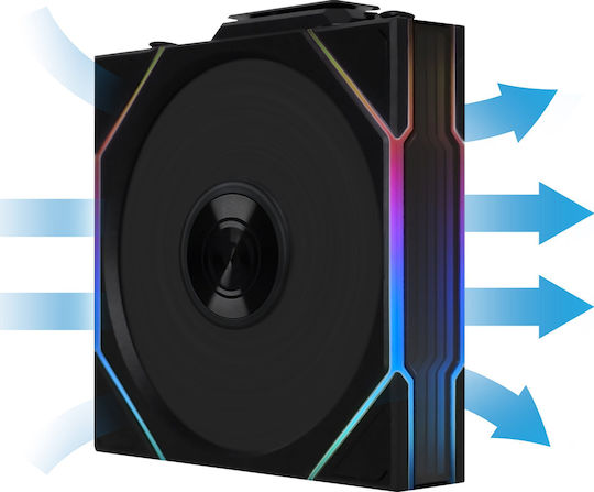 Lian Li UNI FAN TL Wireless Case Fan 120mm (2600rpm / 90.1cfm) με ARGB Φωτισμό και Σύνδεση 4-Pin PWM