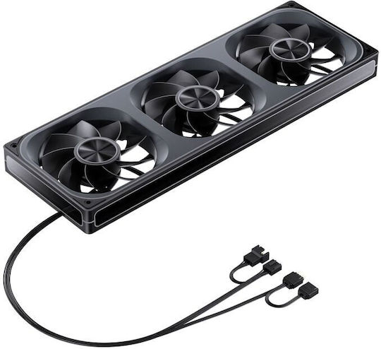 Jonsbo ZA-360BR Umkehrklinge Gehäuselüfter 120mm (1800rpm) Ohne LEDs Verbindung 4-Pin PWM