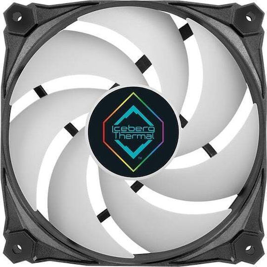 Iceberg Thermal IceGALE Gen2.0 Case Fan 120mm (2200rpm / 76.74cfm) με ARGB Φωτισμό και Σύνδεση 4-Pin PWM 3τμχ