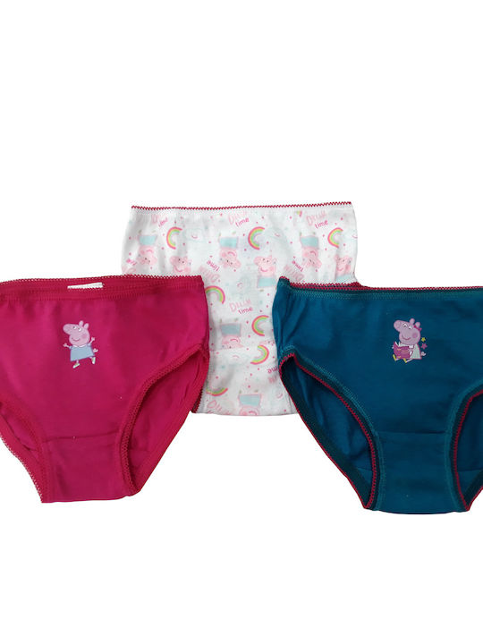 Peppa Pig Kids' Set with Briefs Multicolored 3pcs