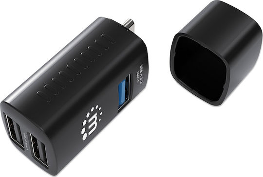 Manhattan Konverter USB-C männlich zu USB-A männlich 1Stück 180993
