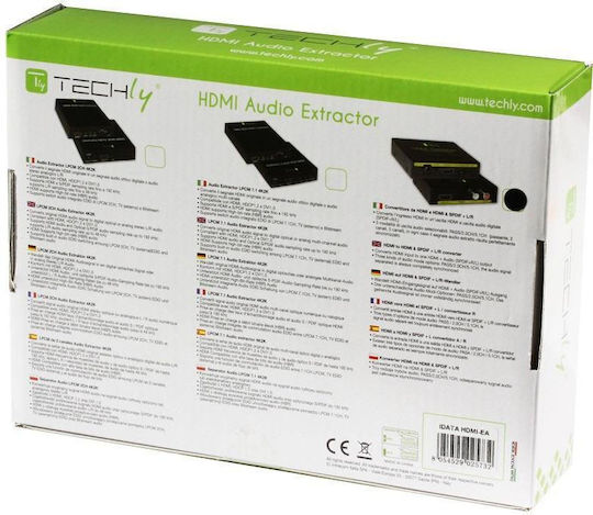 Techly Converter HDMI / Toslink / RCA male to HDMI / Toslink / RCA female 1pcs 025732