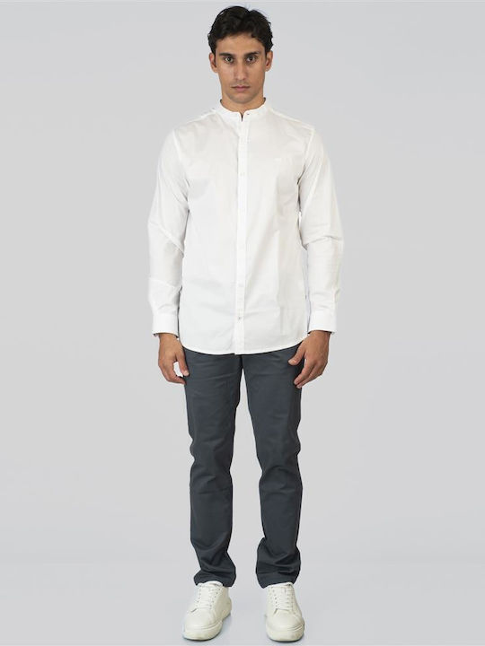 Long-sleeved Cotton Shirt White