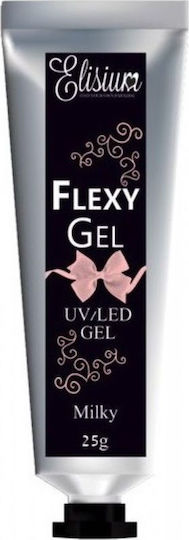 Elisium Flexy Gel Nagel Prelocking Gel Milky 25g