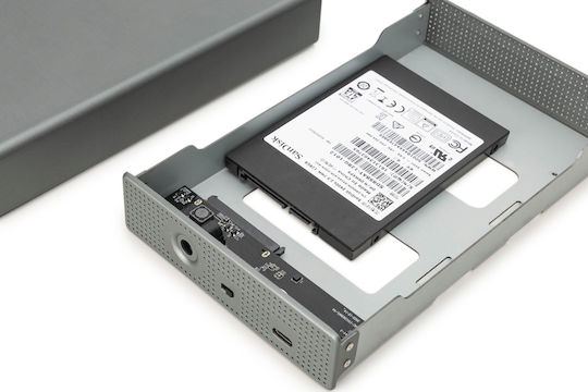 Digitus Θήκη για Σκληρό Δίσκο 3.5" SATA III με σύνδεση Serial / USB 3.0 σε Γκρι χρώμα