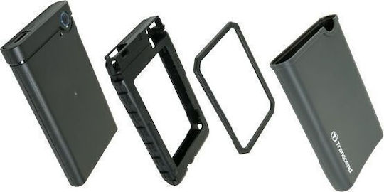 Transcend StoreJet 25CK3 Case for Hard Drive 2.5" SATA III with Connection USB 3.0 TS0GSJ25CK3