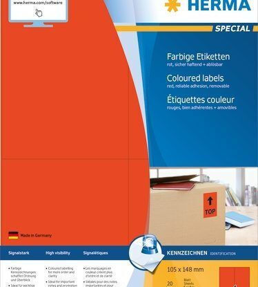 Herma Selbstklebende A4-Etiketten 105x148mm