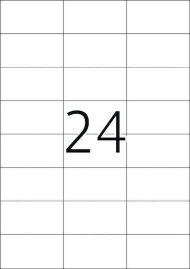 Herma 480 Self-Adhesive Rectangular A4 Labels 70x37mm