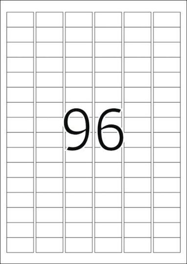 Herma 2400 Self-Adhesive Rectangular A4 Labels 30.5x16.9mm
