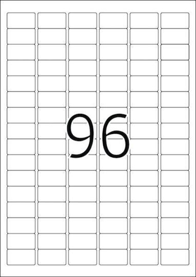 Herma 2500 Self-Adhesive Rectangular A4 Labels 30.5x16.9mm