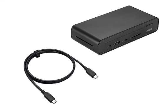 Asus DC301 USB-C Docking Station με 4K PD Ethernet Μαύρο