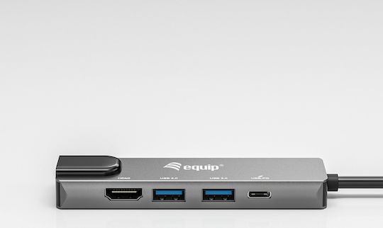 Equip USB-C Docking Station mit HDMI 4K PD Ethernet Gray (133489)