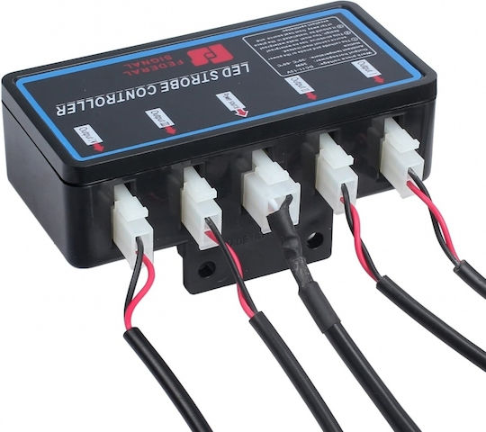Truck Volume Lights 4pcs LED Roadside Assistance with Remote Control 12 / 24V - Orange MAR746