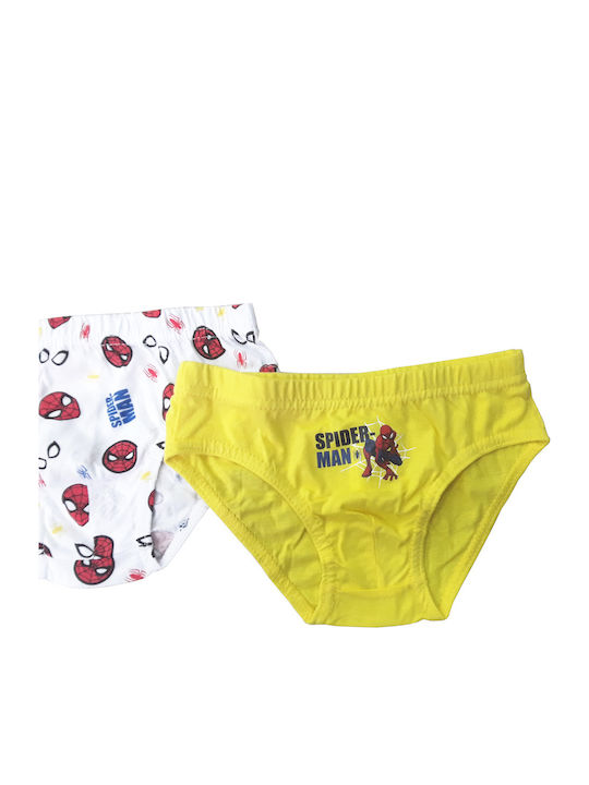 Disney Yellow Spider Παιδικό Σετ με Βρακάκια Yellow 3τμχ
