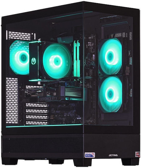 Actina Гейминг Настолен компютър (Ryzen 5-5600X/32GB DDR4/1.0TB SSD/GeForce RTX 5060/Без операционна система)